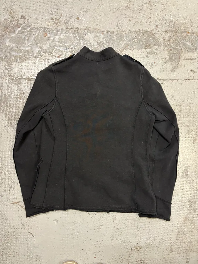 2010s Ralph Lauren Black Officer Buttoned Jacket - Image 5