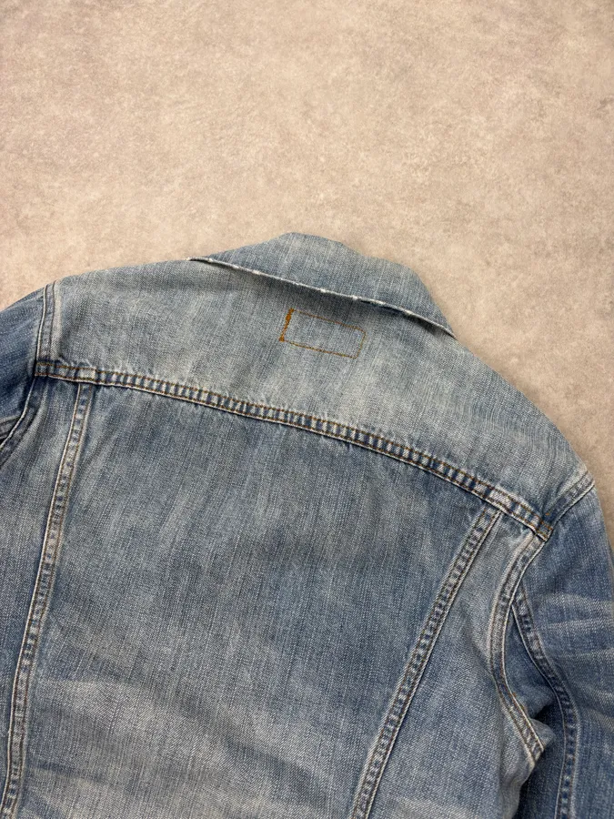 2010s Ralph Lauren Blue American Flag Denim Jacket - Image 6