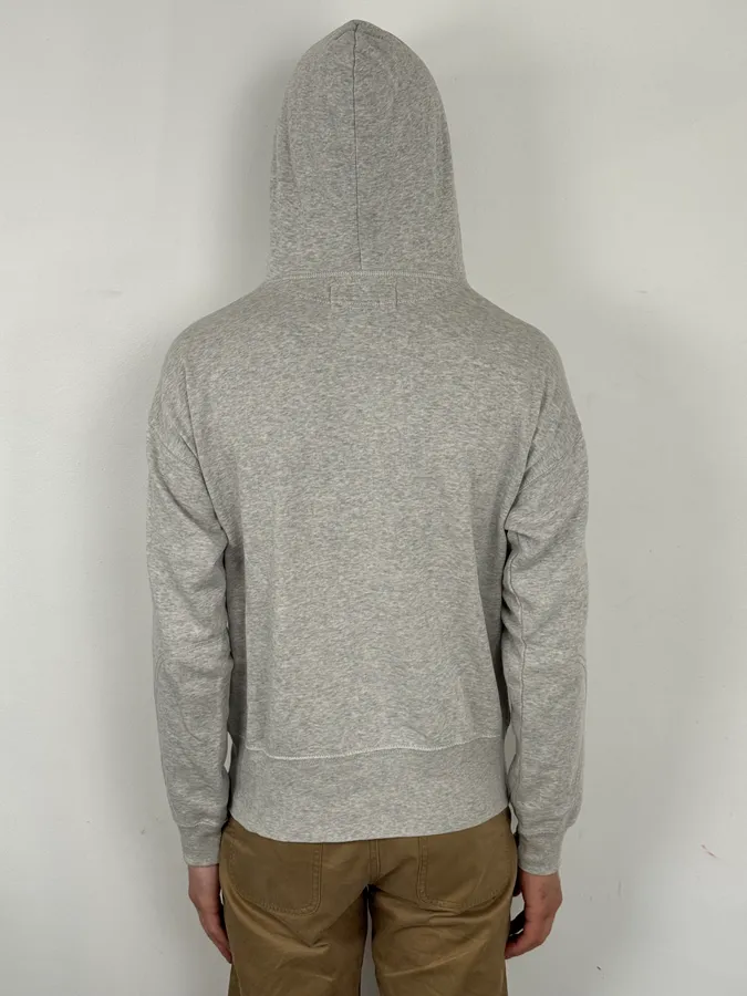 2010s Ralph Lauren Grey USA Flag Hoodie Sweater - Image 3
