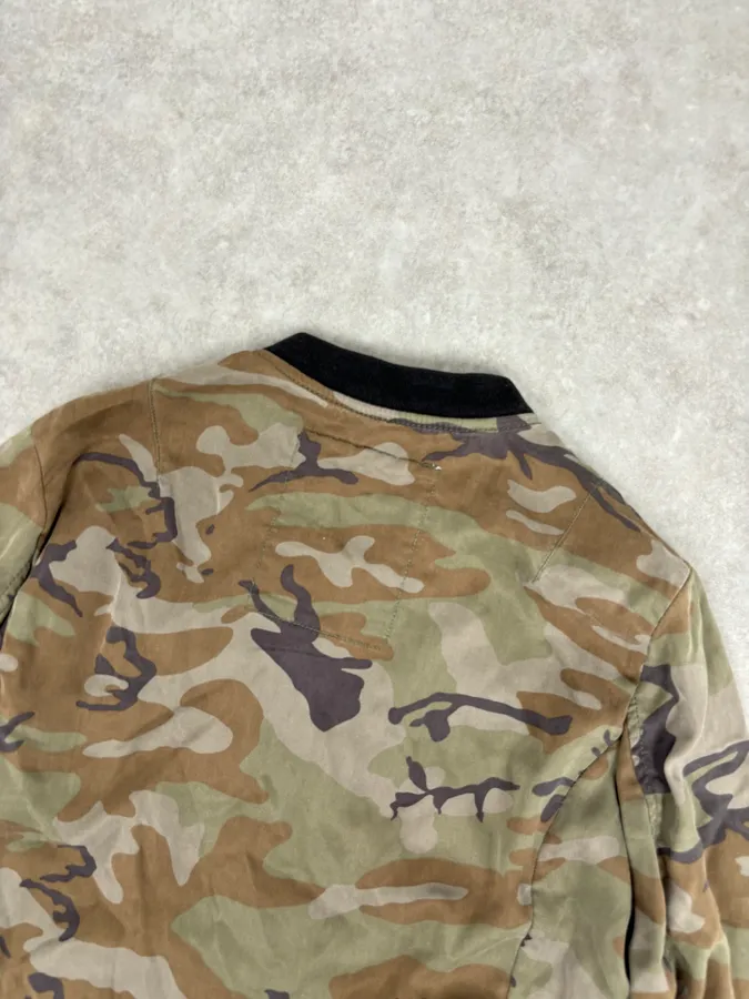 2010s Ralph Lauren Khaki Green Camo Light Jacket - Image 6