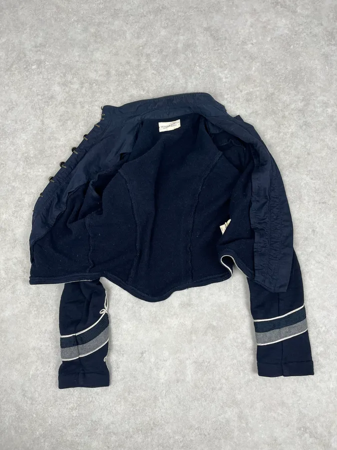 2010s Ralph Lauren Navy Embellished Buttoned Officer Jacket - Image 8