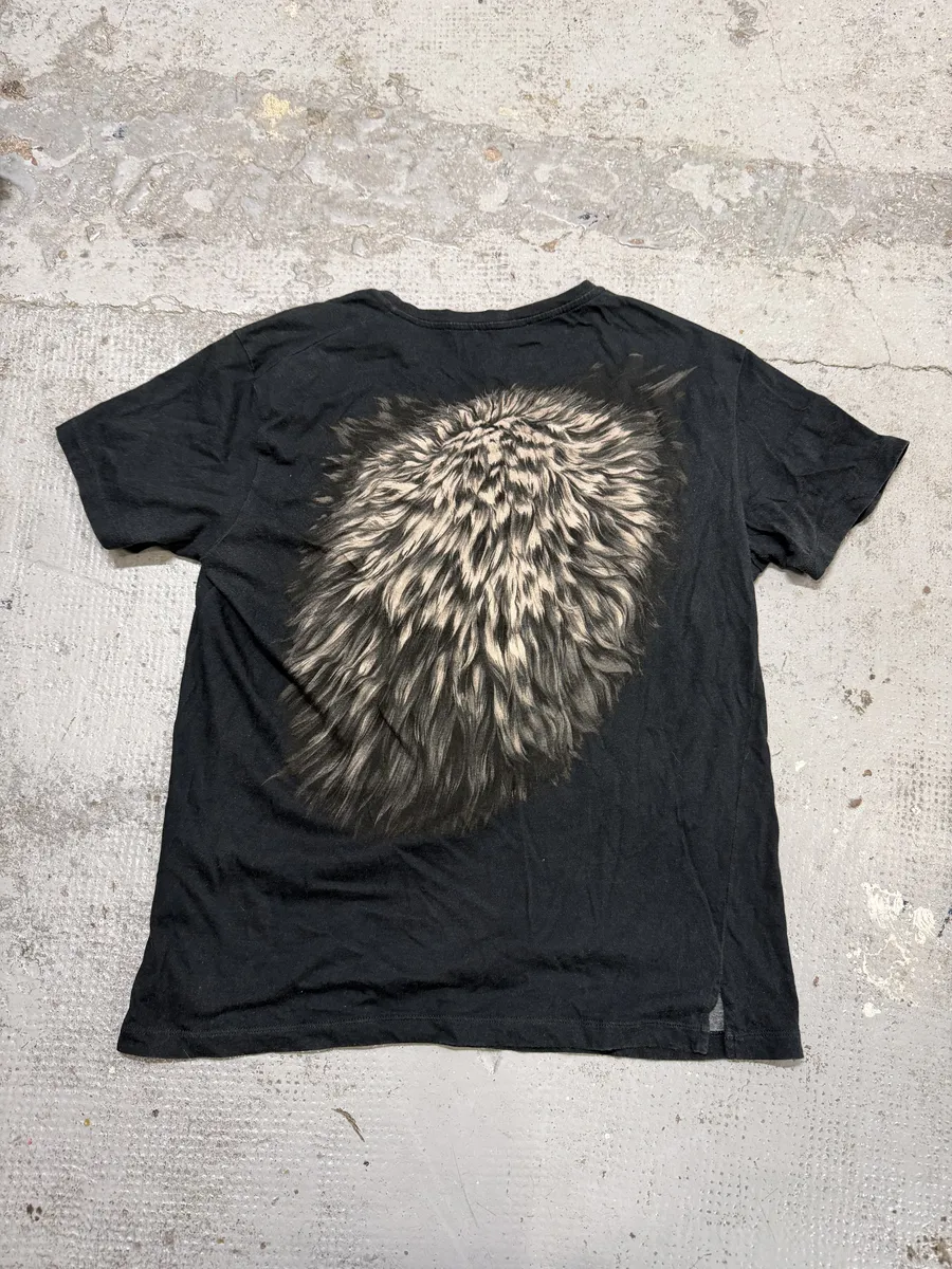 2010s Valentino Wolf Black Contemporary T-Shirt - Image 2