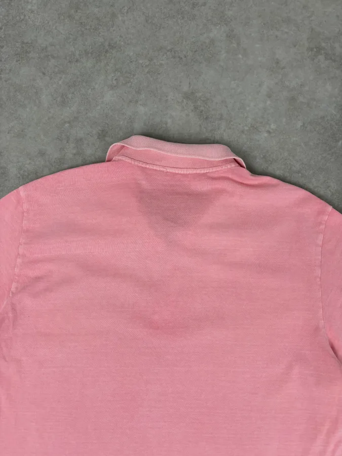 2011 Dsquared2 Pink Cotton Palm Tree Embroidered Polo - Image 6