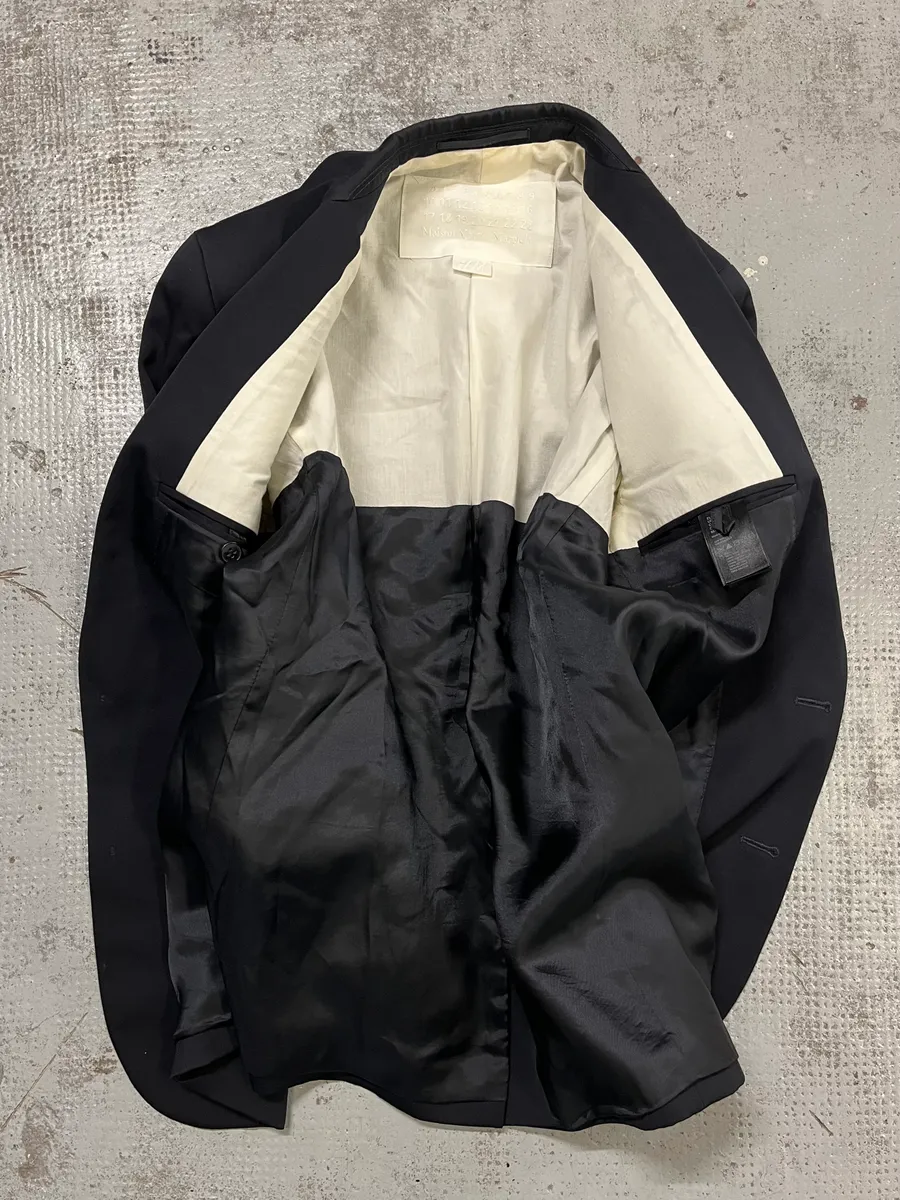 2012 Maison Margiela H&M Black Modern Blazer Jacket - Image 8