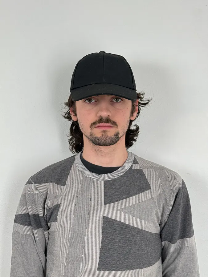 A.P.C. Black Minimalist Baseball Cap - Image 2