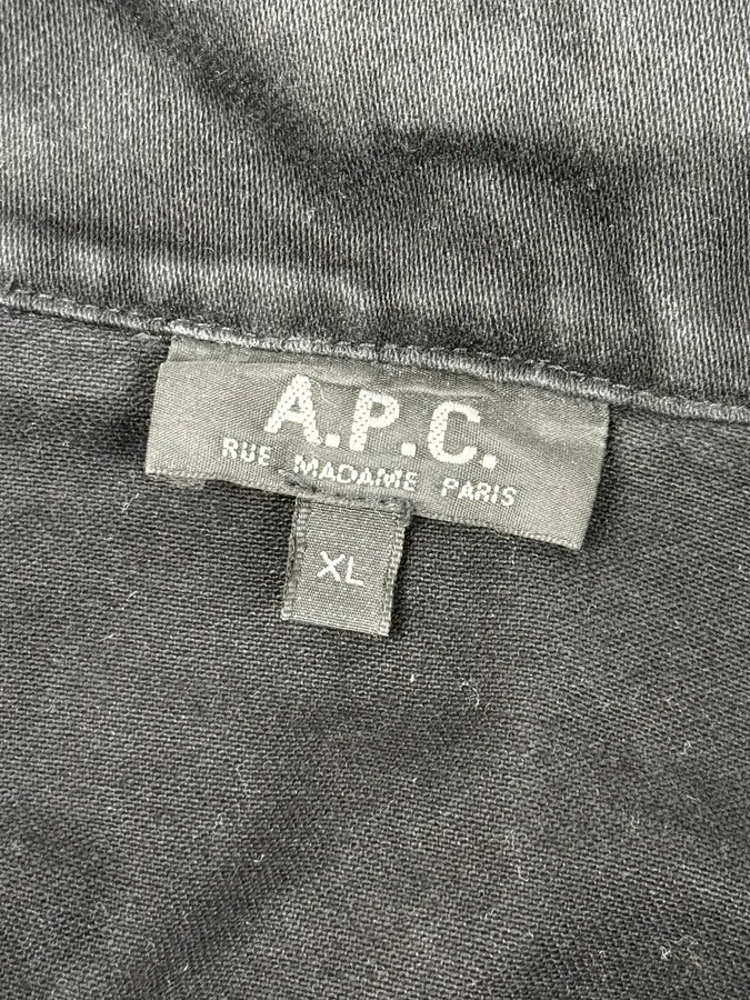 A.P.C. Black Minimalist Parka Jacket - Image 13