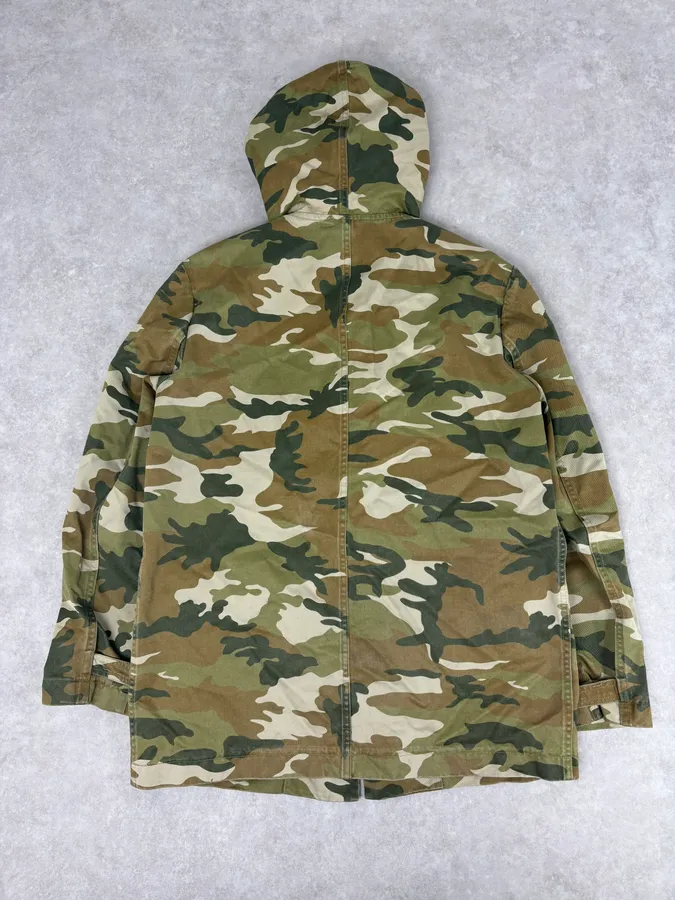 A.P.C. Khaki Camo Hooded Jacket Multi-Pocket Jacket - Image 5