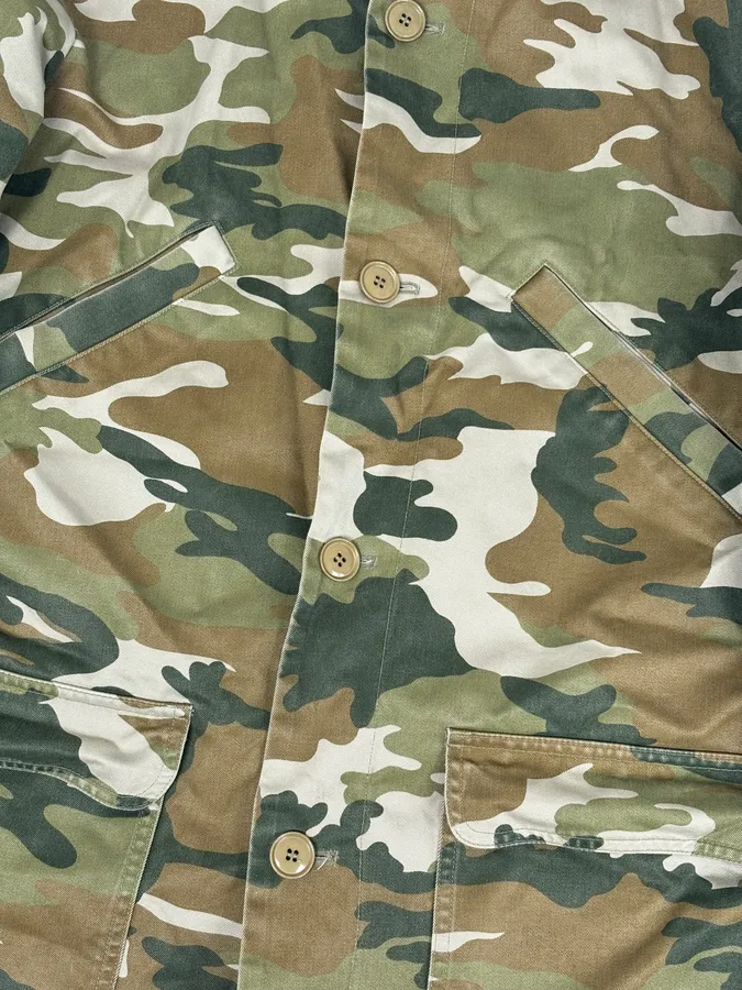 A.P.C. Khaki Camo Hooded Jacket Multi-Pocket Jacket - Image 8