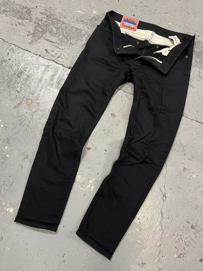 Acne Studios Bla Konst Black Jeans - Image 6