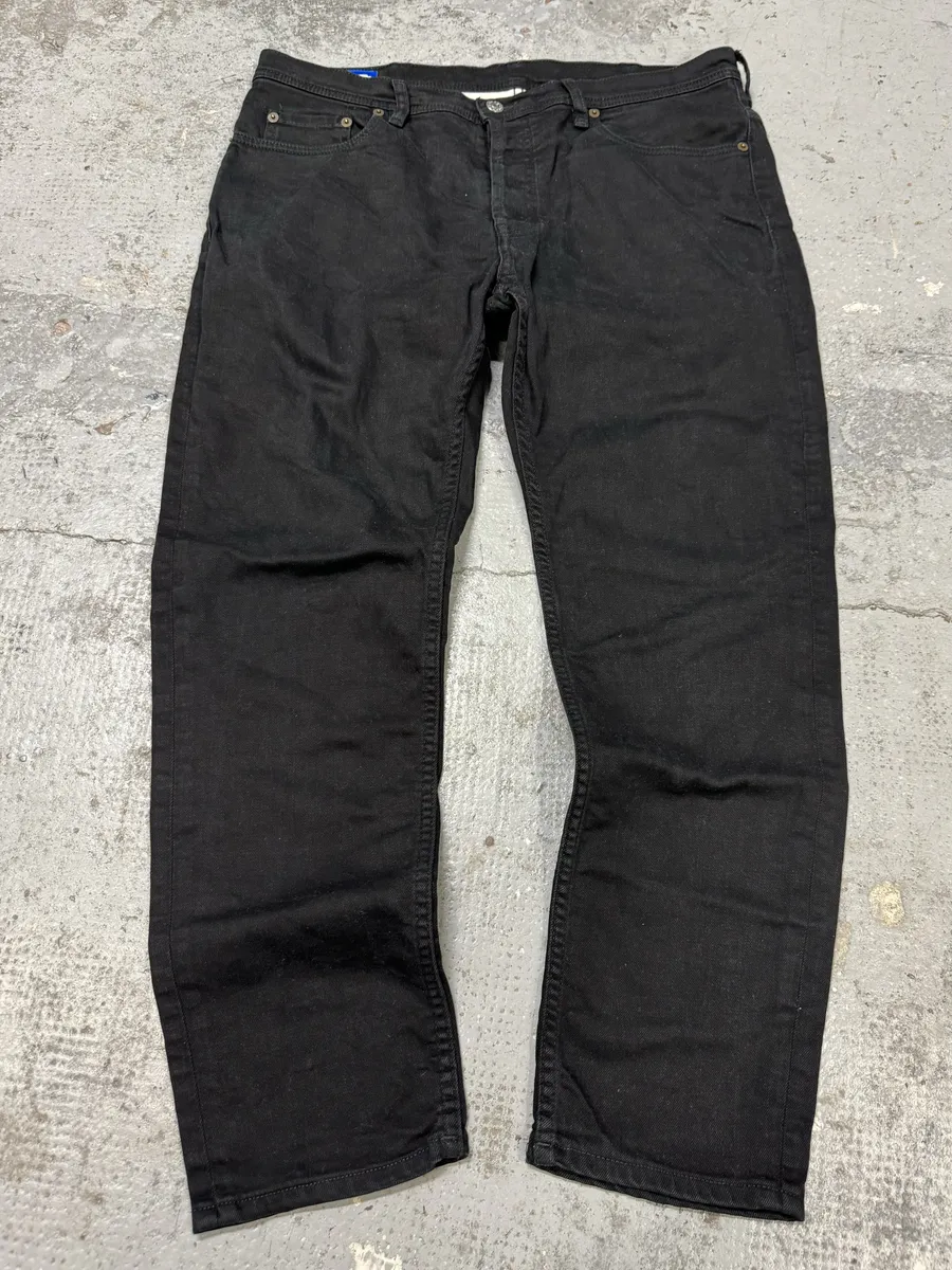 Acne Studios Bla Konst Black Slim Denim Jeans