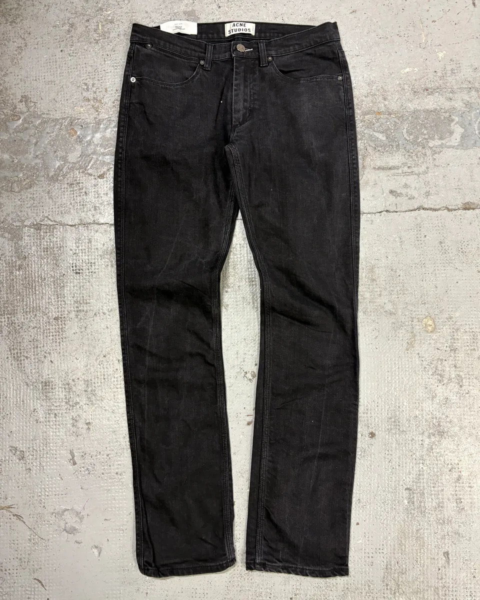 Acne Studios Black Slim Denim Jeans
