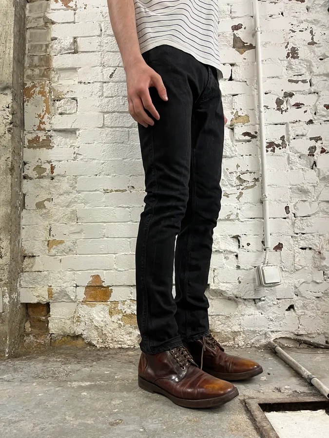 Acne Studios Black Slim Denim Jeans - Image 3