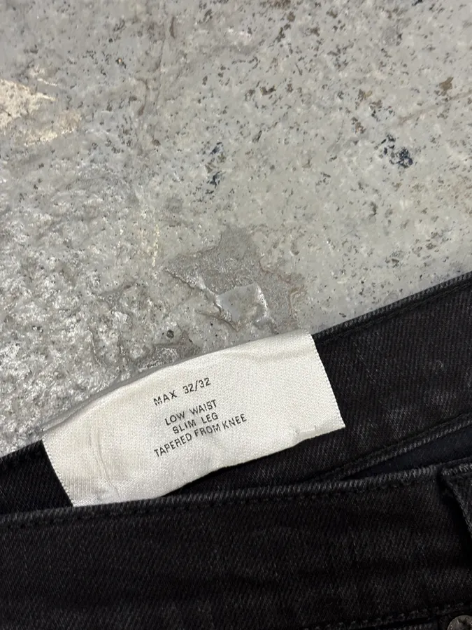 Acne Studios Black Slim Denim Jeans - Image 8