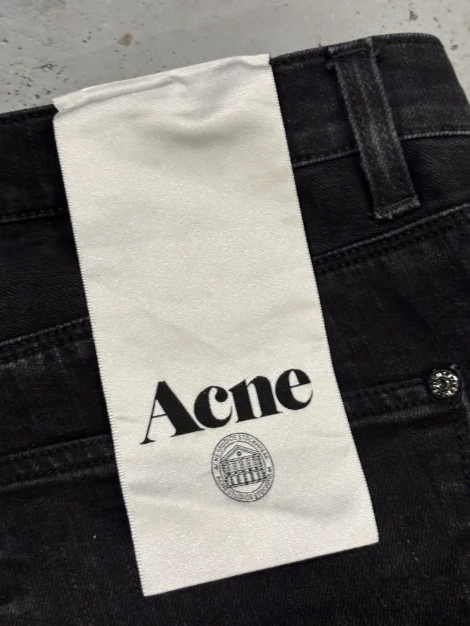 Acne Studios Black Slim Denim Jeans - Image 9