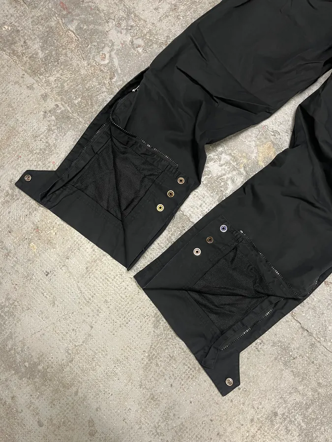 Acne Studios Black Tactical Zip Pants - Image 5