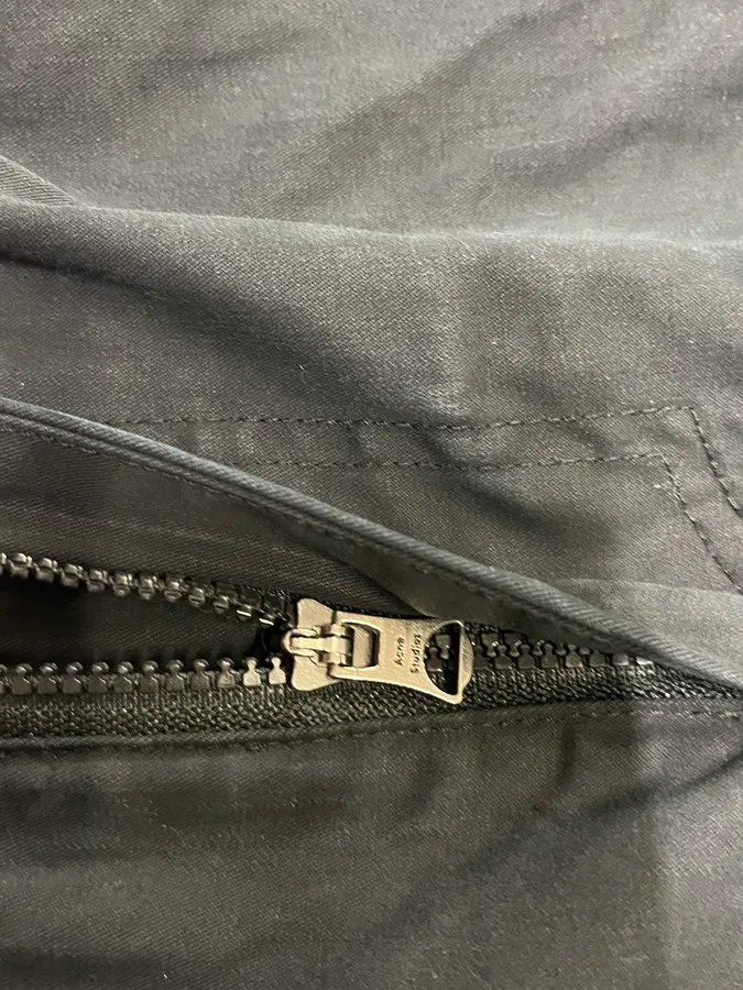 Acne Studios Black Tactical Zip Pants - Image 9