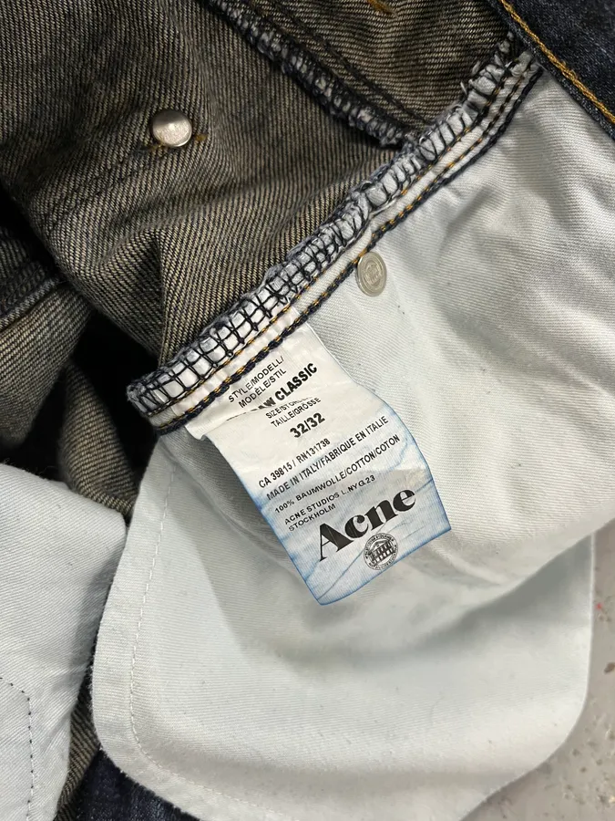 Acne Studios Blue Brut Denim Jeans - Image 11