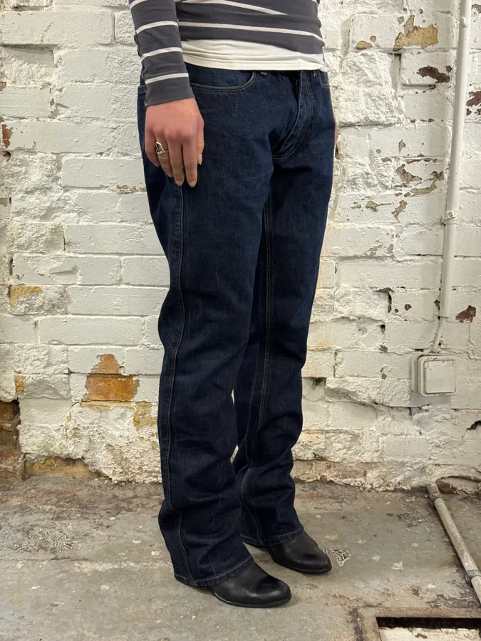 Acne Studios Blue Brut Denim Jeans - Image 3