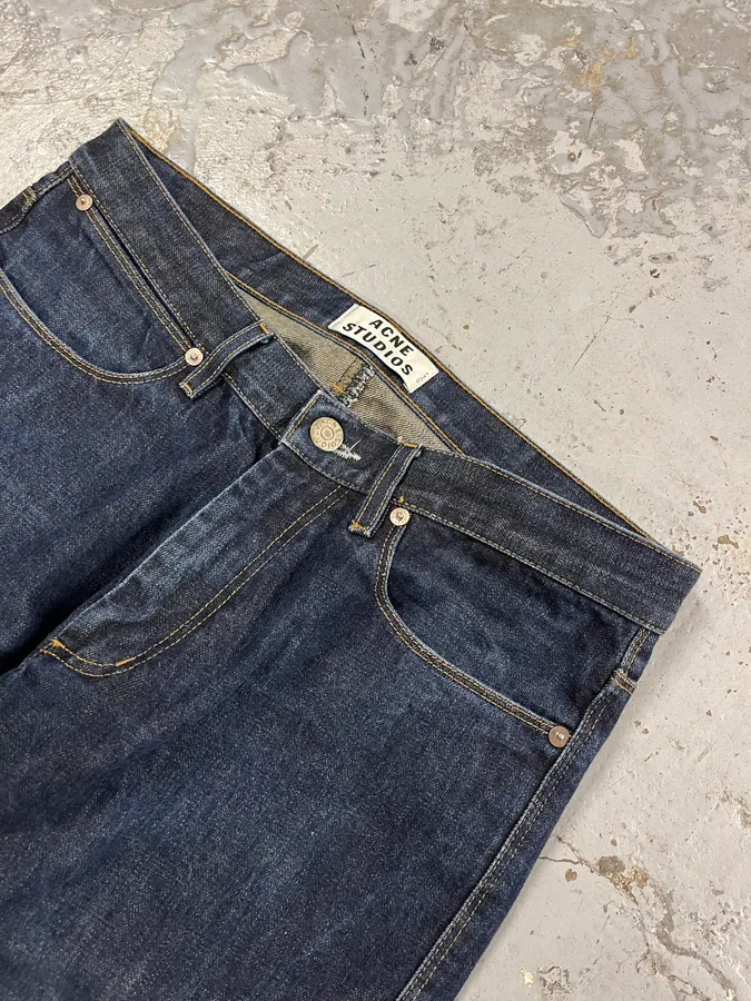 Acne Studios Blue Brut Denim Jeans - Image 7