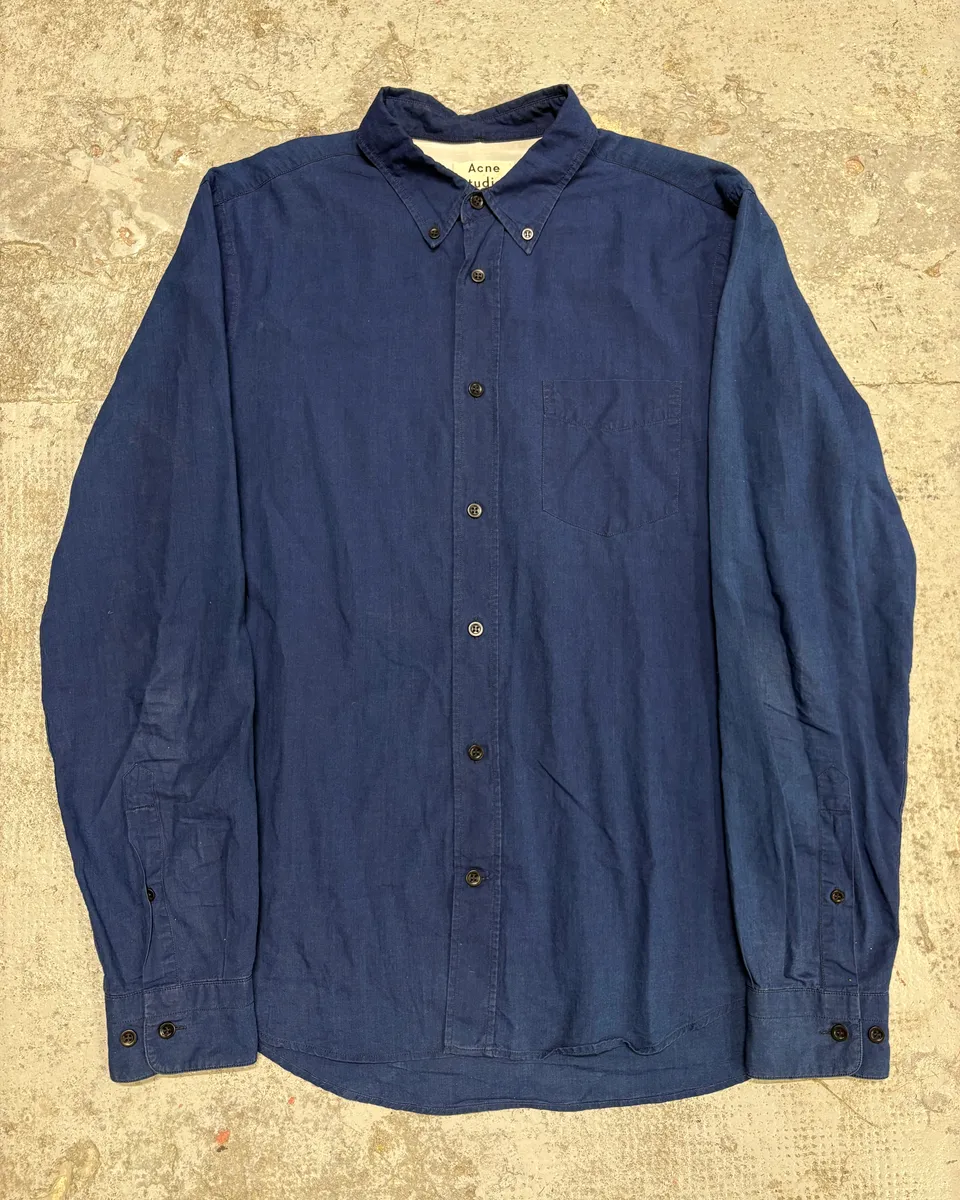 Acne Studios Blue Worker Shirt