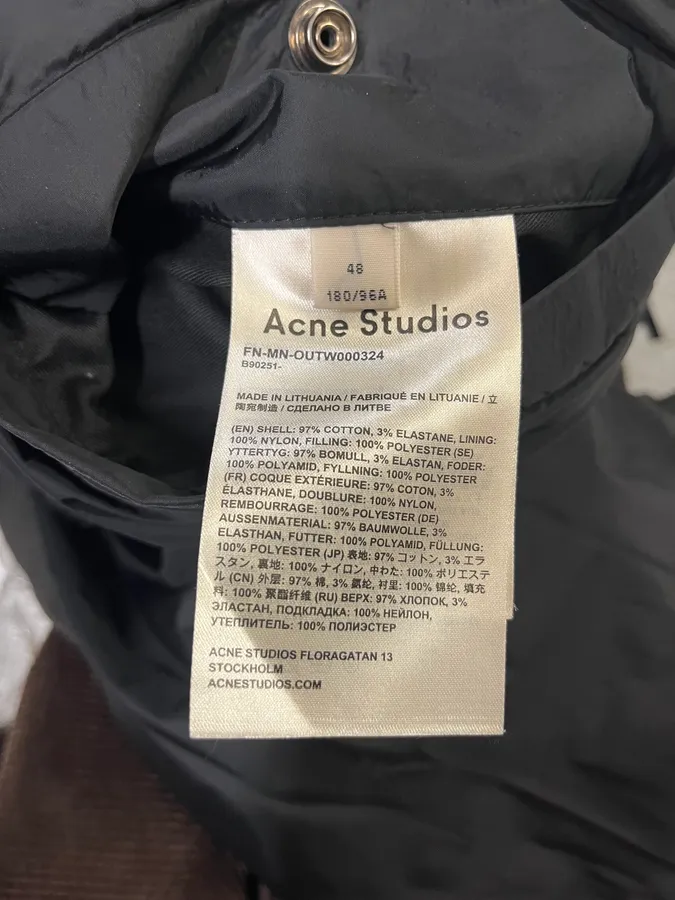 Acne Studios Brown Velvet Bomber Jacket - Image 9
