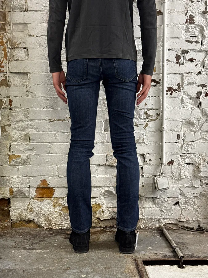 Acne Studios Navy Classic Slim Denim Jeans - Image 4
