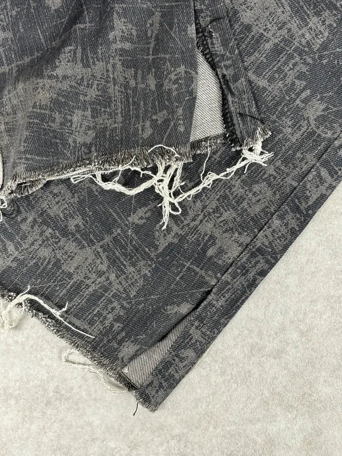 Acne Studios Needle Print Grey Effect Jeans - Image 11