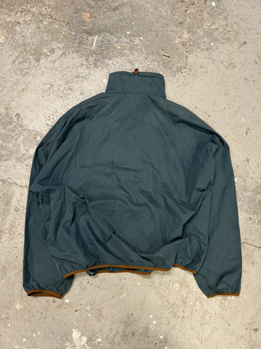 Acne Studios Ophar Asymmetrical Blue Windbreaker Jacket - Image 3