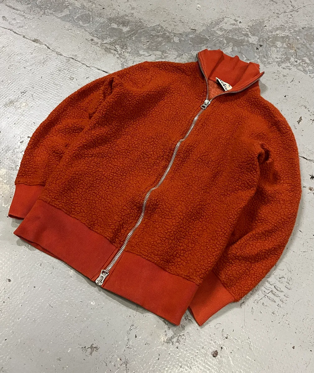 Acne Studios Orange Zip-up Sweater - Image 4