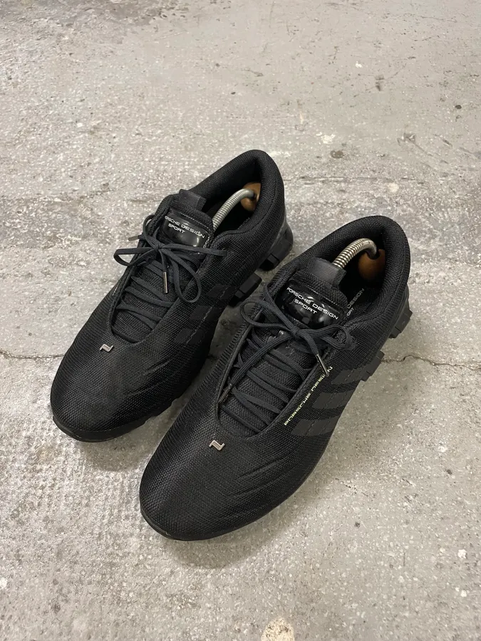 Adidas x Porsche Design Black Bounce Shoes - Image 3