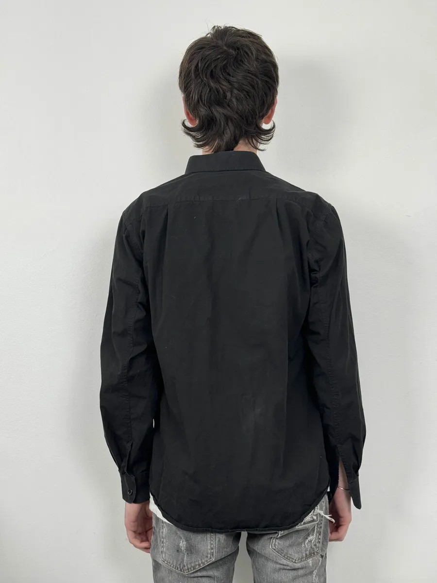 Agnès B Black Minimalist Shirt - Image 3