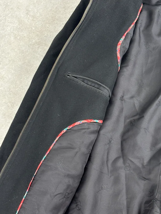 Alexander McQueen Black Long Wool Multi Zips Jacket - Image 10