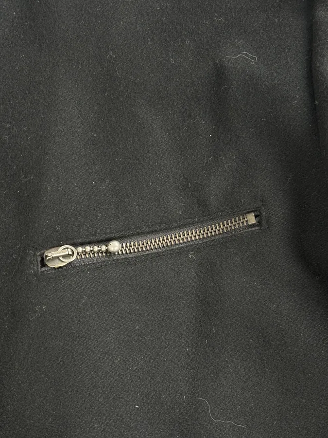Alexander McQueen Black Long Wool Multi Zips Jacket - Image 11