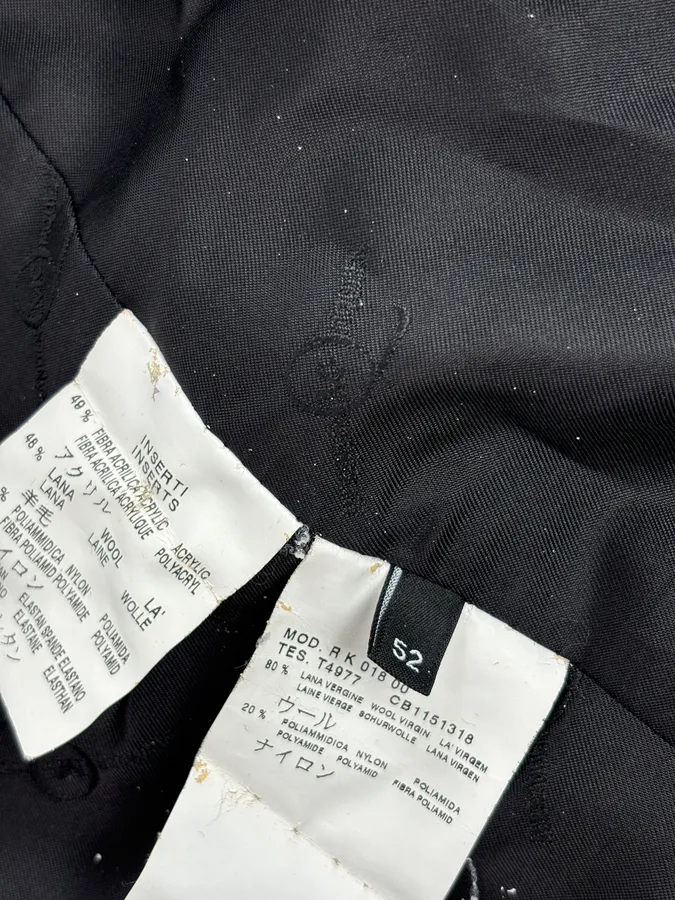 Alexander McQueen Black Long Wool Multi Zips Jacket - Image 13