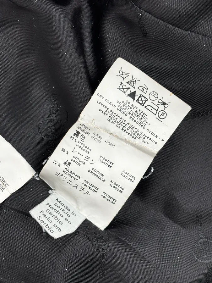 Alexander McQueen Black Long Wool Multi Zips Jacket - Image 14