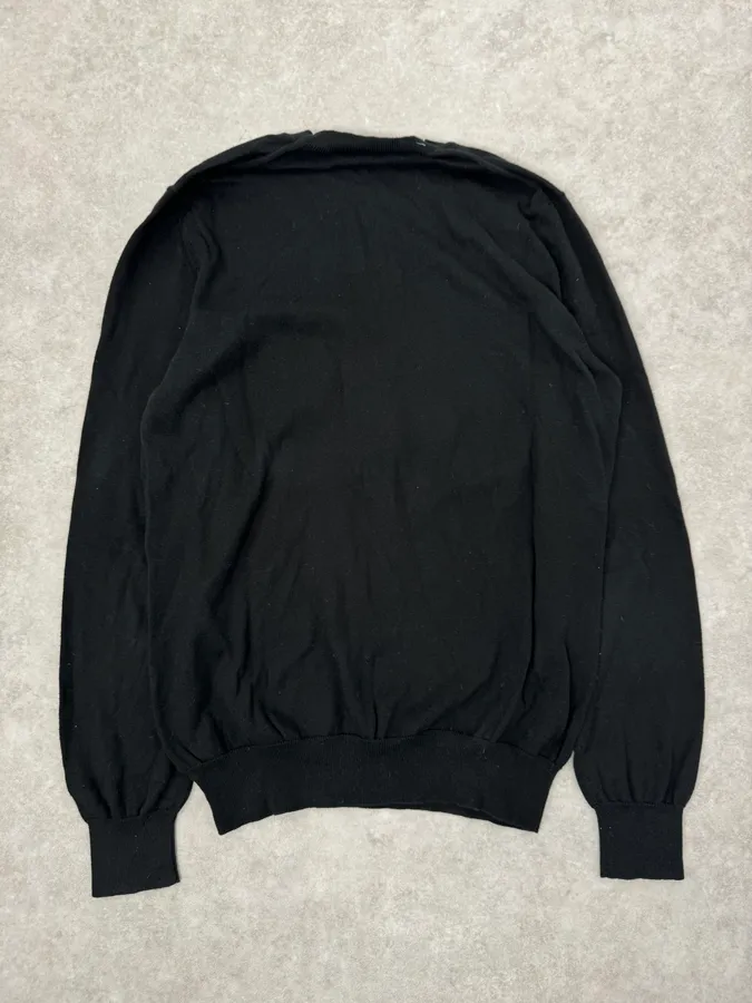 Alexander McQueen Red Deadskull Black Sweater - Image 5