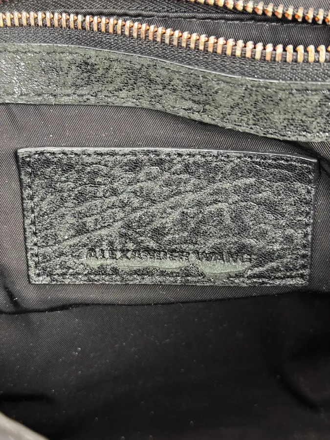 Alexander Wang Black Studded Grained Leather Shoulder Bag - Image 10
