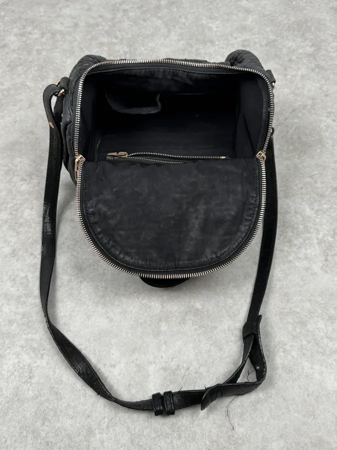 Alexander Wang Black Studded Grained Leather Shoulder Bag - Image 7
