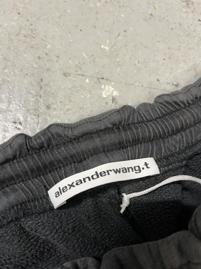 Alexander Wang Faded Grey Cargo Joggers Pants - Image 11