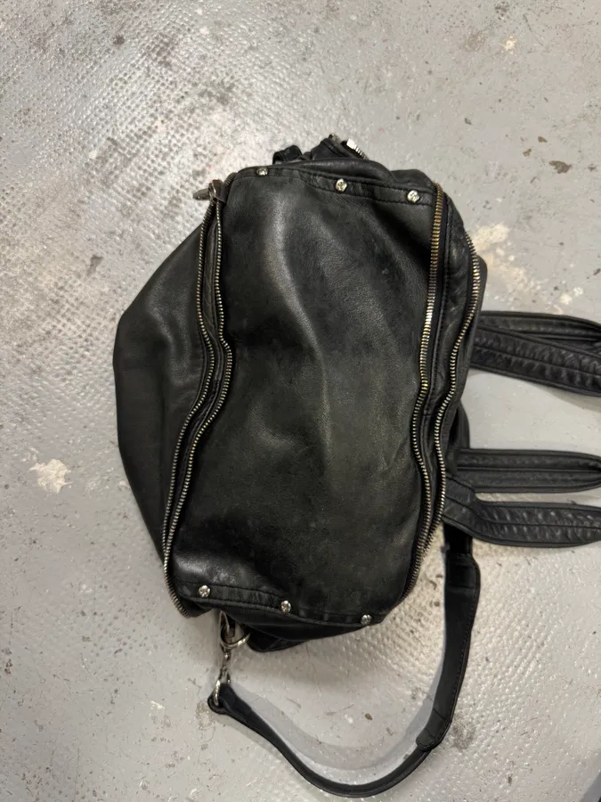 Alexander Wang Grey Avant-Garde Multi Zips Handle Bag - Image 8