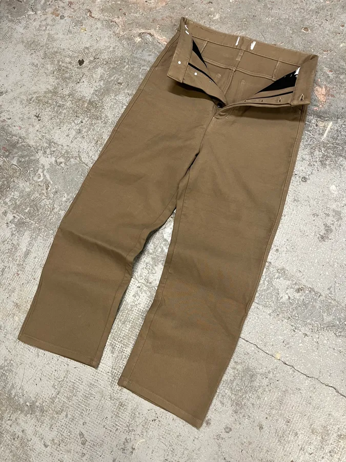 Ami Brown Straight Cozy Pants - Image 5