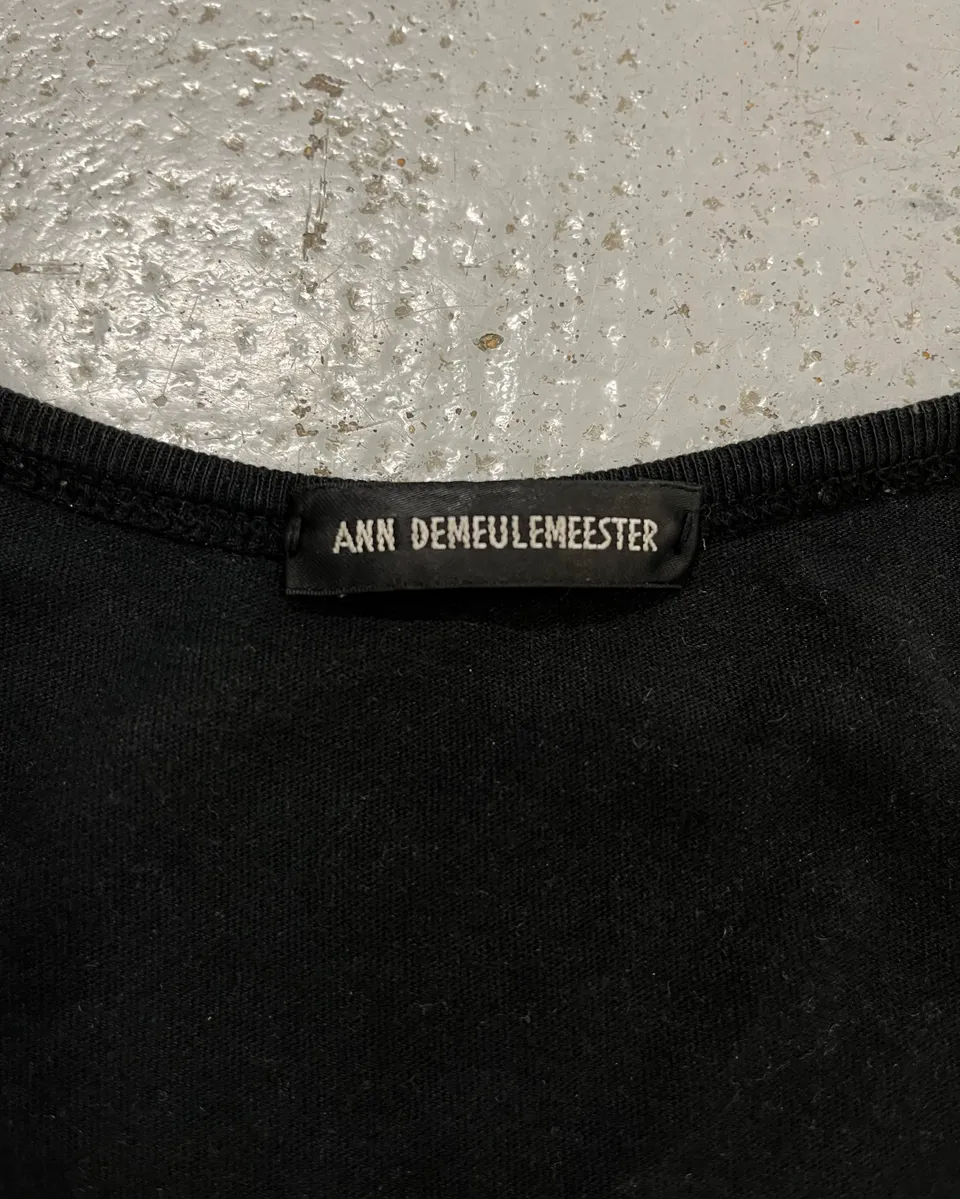 Ann Demeulemeester Future Black T-Shirt - Image 11