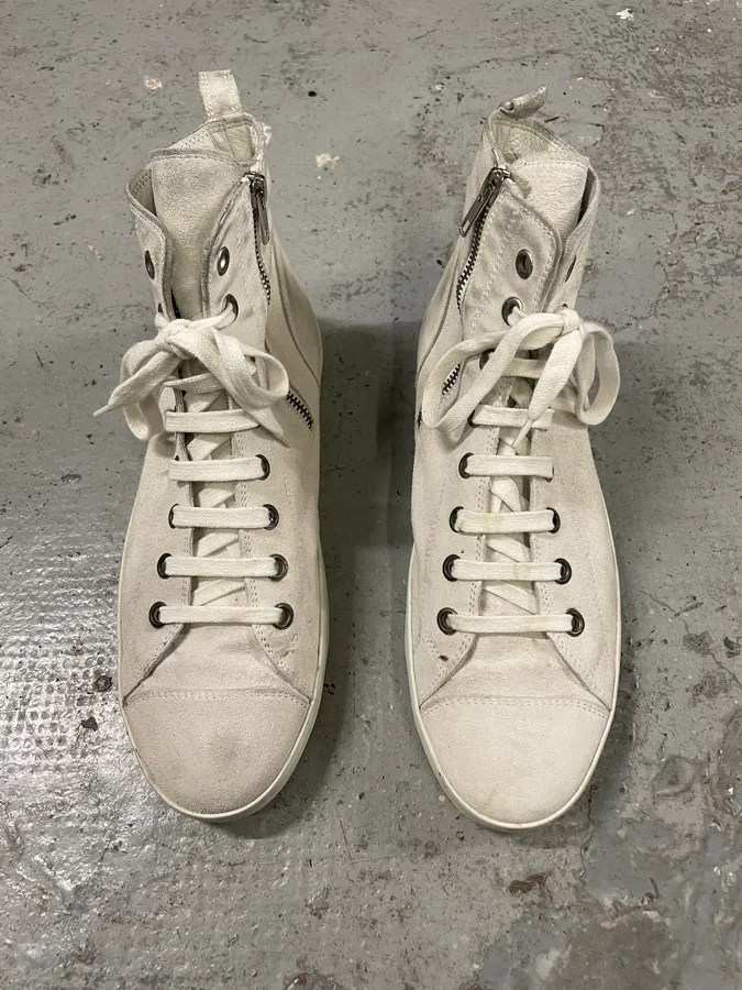 Ann Demeulemeester Grey High Shoes - Image 2