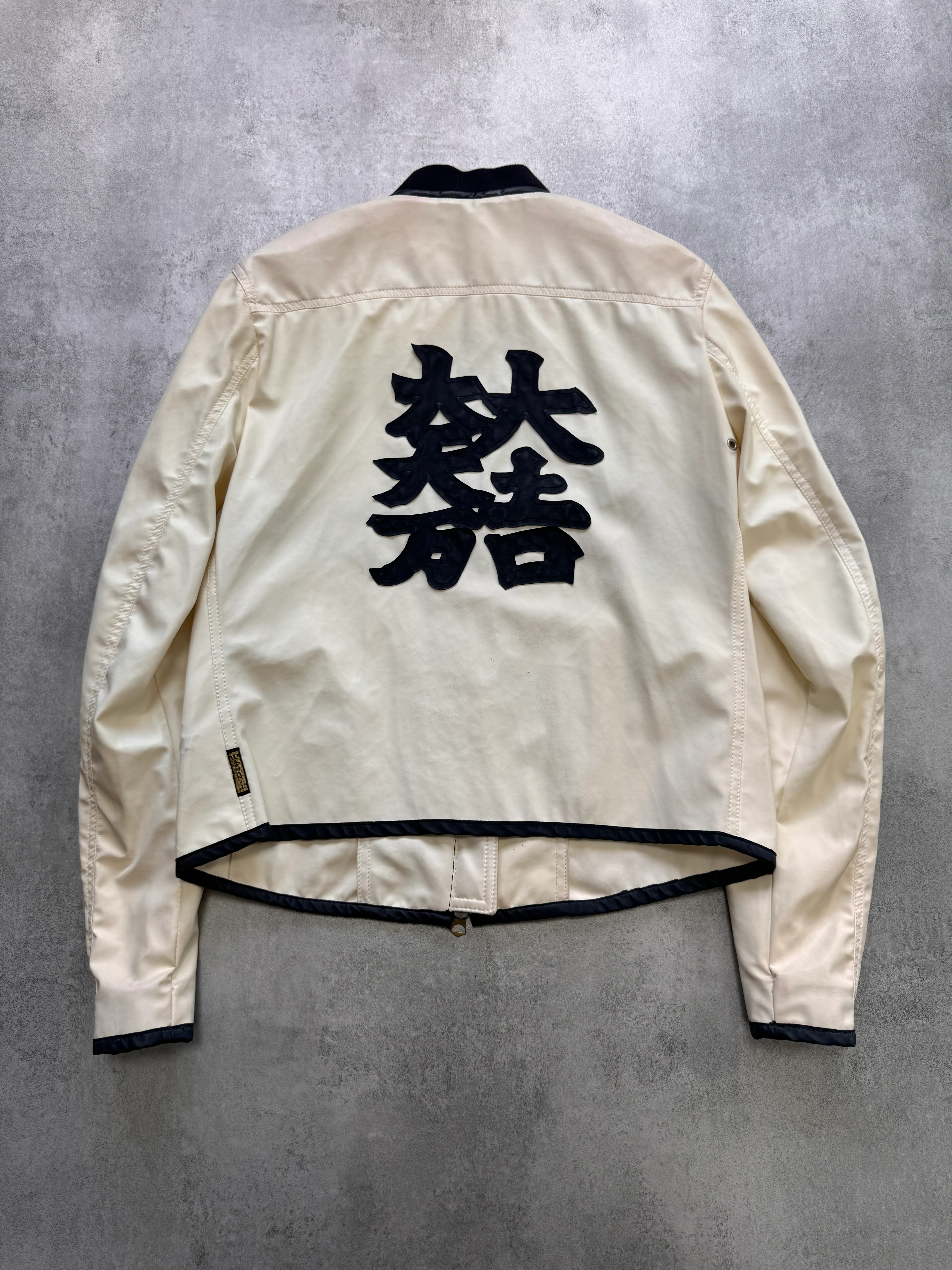 Armani Asian Creme Bomber Jacket (S/M) - Image 2