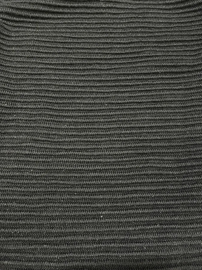 Armani Black Pleats Horizontal Polo Longsleeves - Image 8