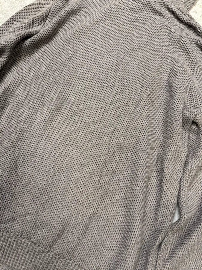 Armani Grey Mesh Hoodie - Image 10