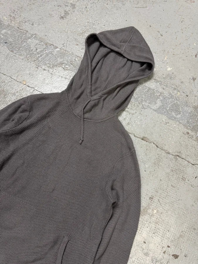 Armani Grey Mesh Hoodie - Image 4