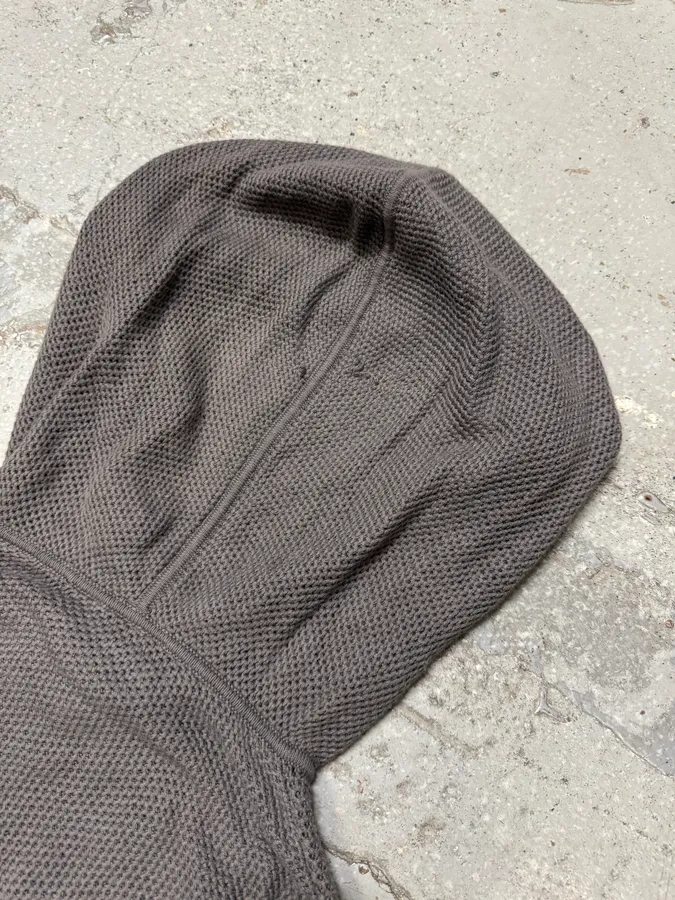Armani Grey Mesh Hoodie - Image 7
