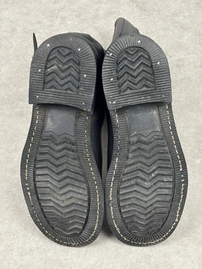 Avirex Black Leather Engineer Boots - Image 15