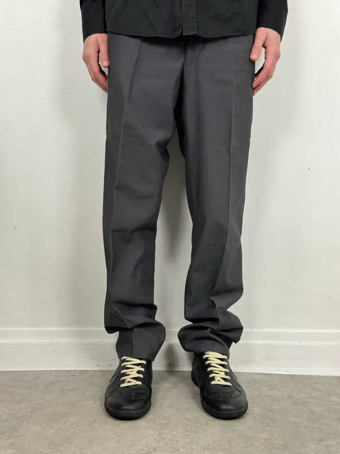 AW1995 Dolce & Gabbana Grey Wool Classy Tailoring Pants - Image 2